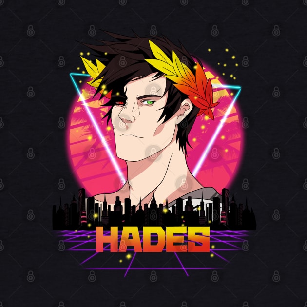 zagreus hades 80s by yuhunaya